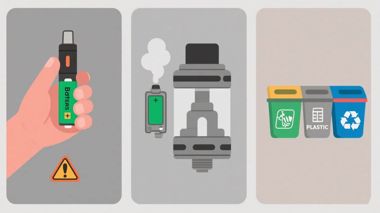 Cuidando do Meio Ambiente: Guia Completo para Iniciantes sobre o Descarte de Baterias e Atomizadores de Cigarros Eletr&ocirc;nicos